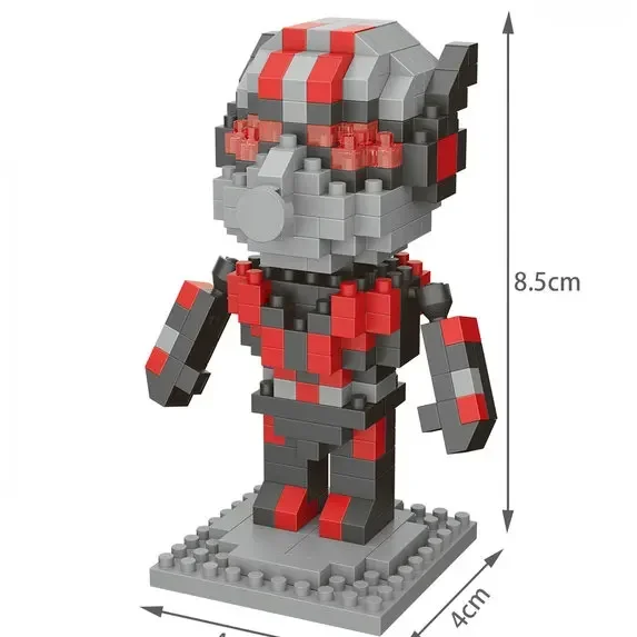 Hero Cartoon Micro Particle Building Blocks Children Assembly Toy Anime Action Figure Boy Girl Kid Gift Cute Toy Building Bricks