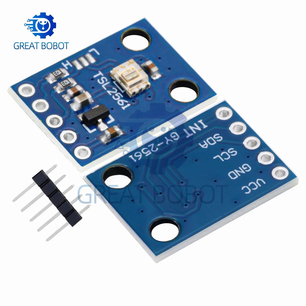 1-2 Buah GY-2561 TSL2561 Sensor Luminositas 3V Modul Sensor Cahaya Inframerah Breakout Sensor Terintegrasi untuk Arduino