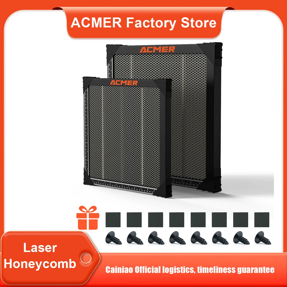 

ACMER Laser Cutting Honeycomb Working Table 300*300*22mm for CO2 or diode Laser Engraver Cutting Machine 400x400/440x440x22mm