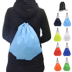 Foldable Waterproof Sports Bag Fitness Backpack Drawstring Shop Pocket Hiking Camping Swimming Storage Sports Bags Outdoors Part