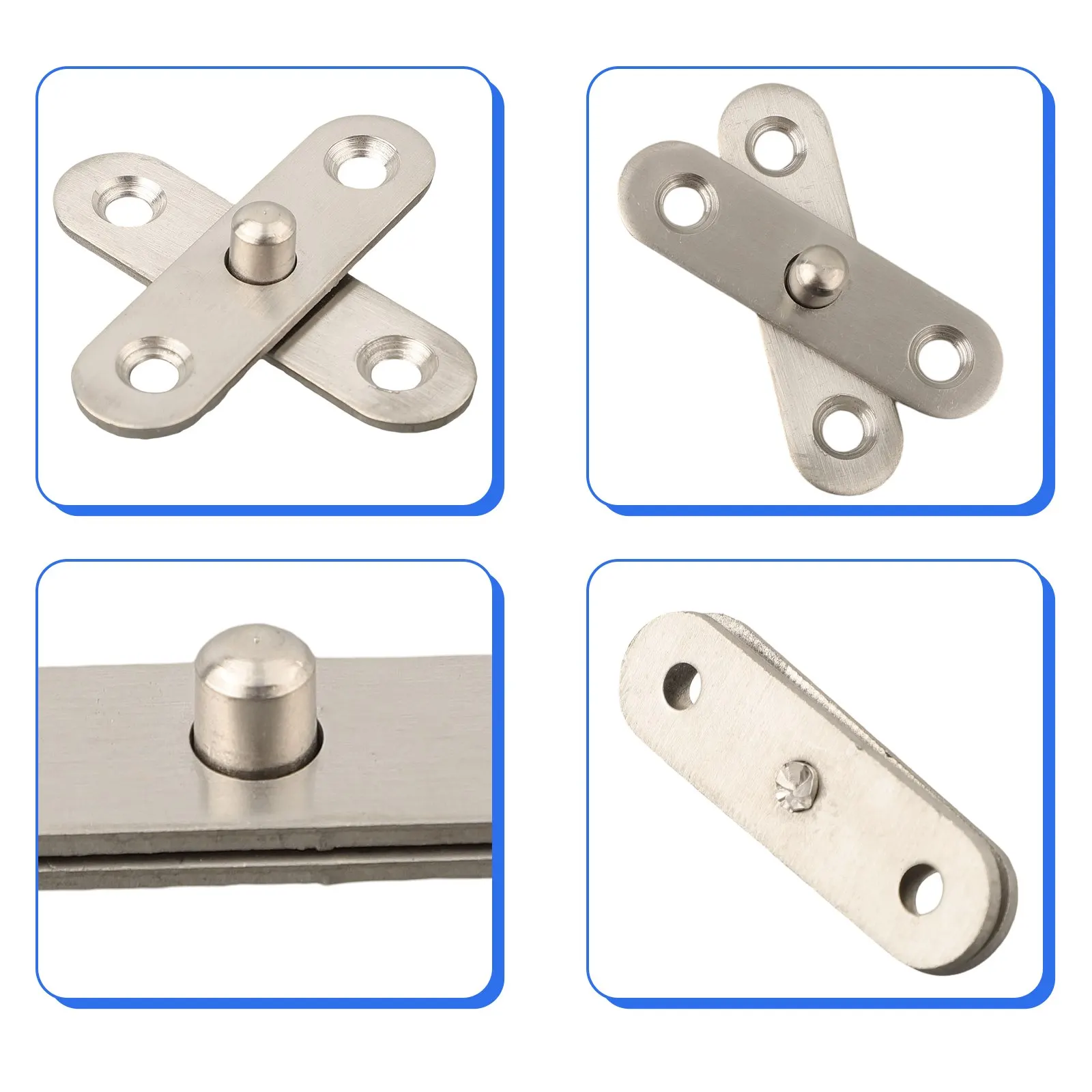 Hinge Rotating Home Internal Door Wooden Door 360 Degree Accessories Door Kit Hinge Rotary Set Stainless Steel