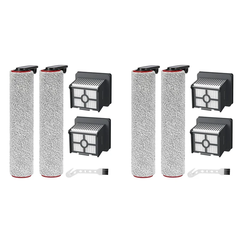 AB45 2 Set Brush Roll And Hepa Filter For Dreame H12 Pro Wet Dry Vacuum Cleaner Replacement Parts