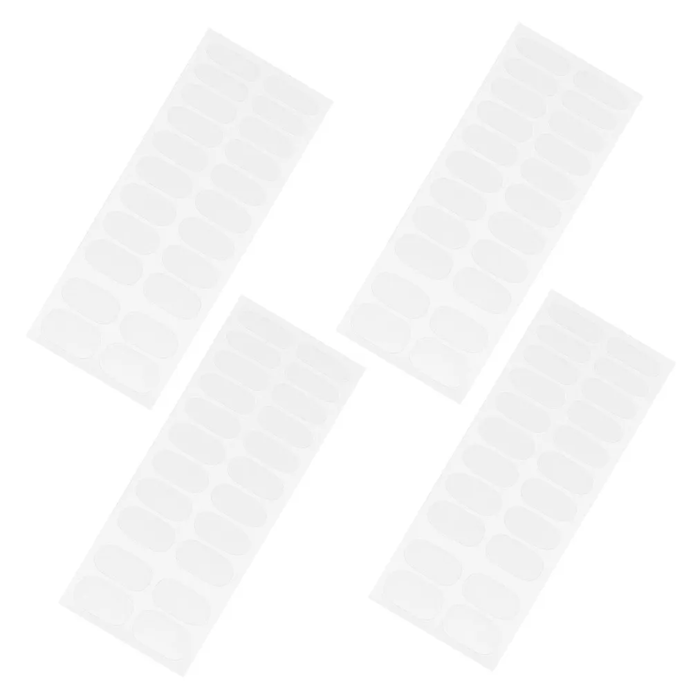 

Полированные полупрозрачные гелевые наклейки для маникюра, самоклеящиеся, без необходимости нанесения топового покрытия, прозрачные защитные полоски для ногтей