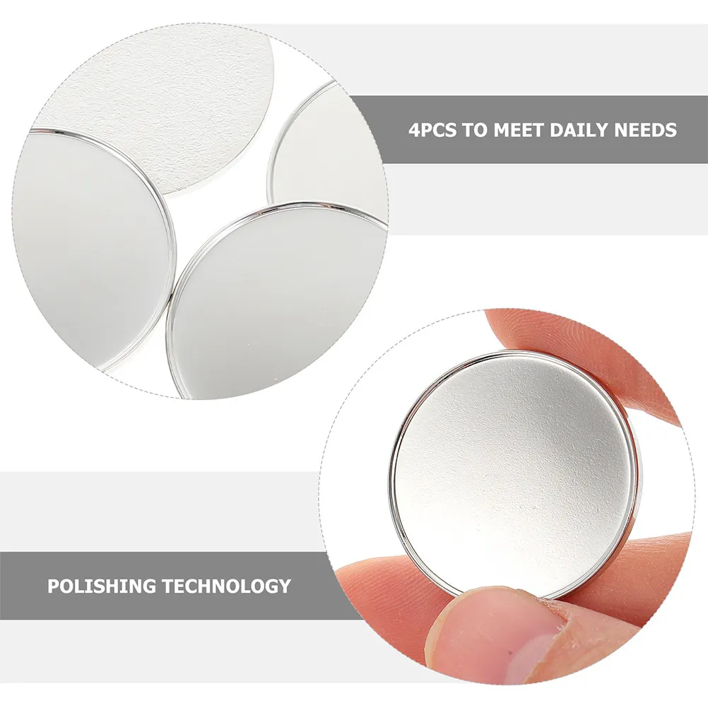 5Pcs Iron Golf Ball Markers High Durability Flat Round Golf Position Markers Easy to Carry Replacement Marking Accessories