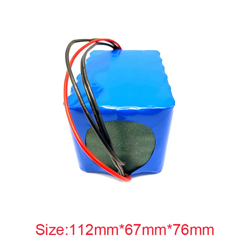 14.8V 4S6P Rechargeable Li-ion Battery Pack 22000mAh 18650 Built-in BMS for Night Fishing Light Heater Subwoofer withCharger