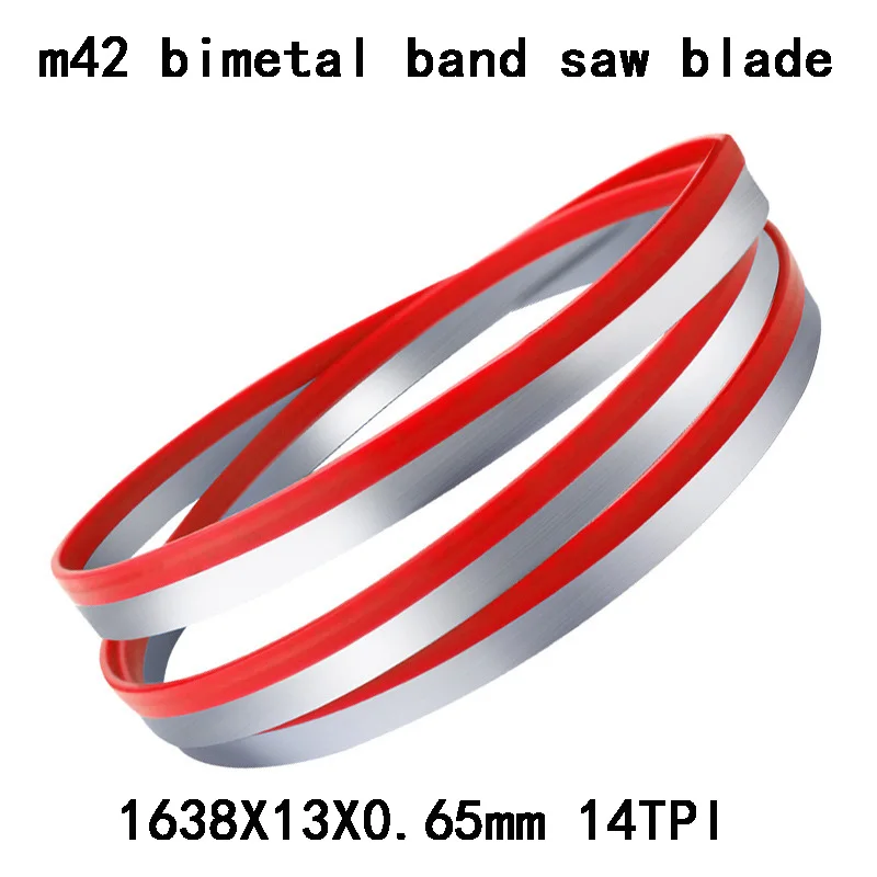

Dekoly Bi-metal Band Saw Blade 64 1/2" (1638mm) x 1/2" x .025" x 14tpi M42 Bimetal Bandsaw Blades