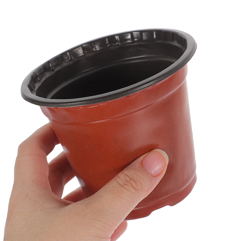 

150pcs Plastic Plant For Succulents With Drainage Holes Seedling Starter Pots Flower Pot Home Garden Planter Nursery Pots