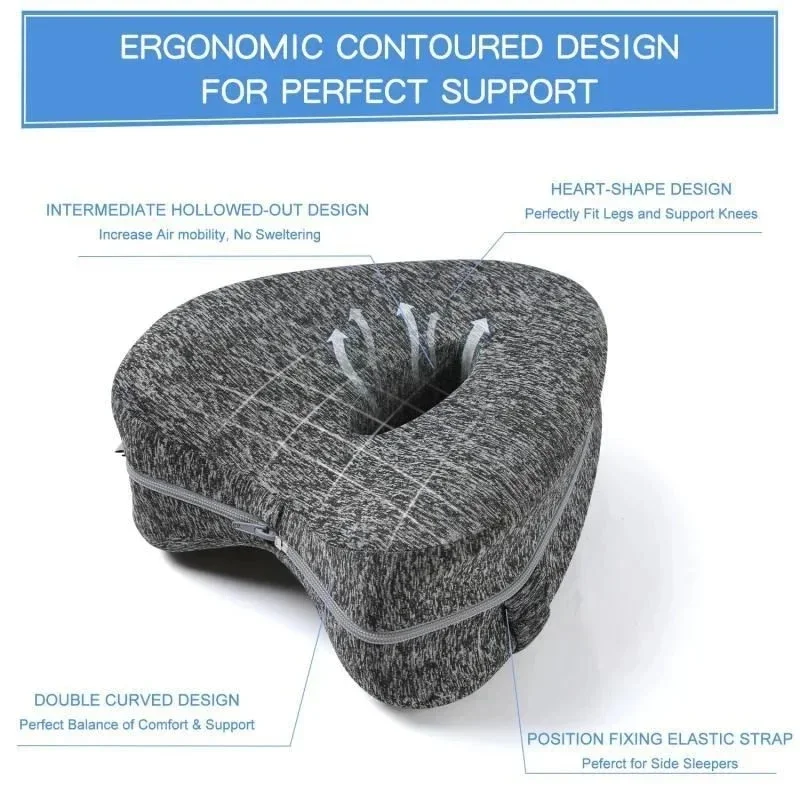 Ergonomic Orthopedic Knee and Leg Support Pillow for Pain Relief 2