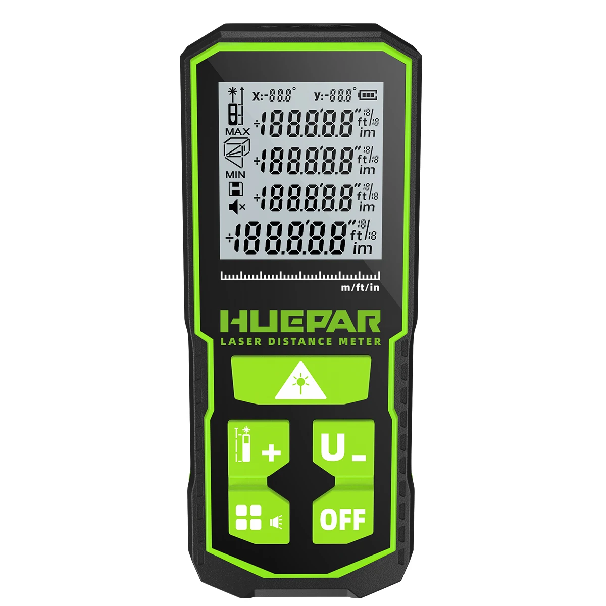 Huepar S120 Hot Sale Rechargeable Li-ion Battery Tpye-c Charge Laser Level Distance Meter Outdoor Use