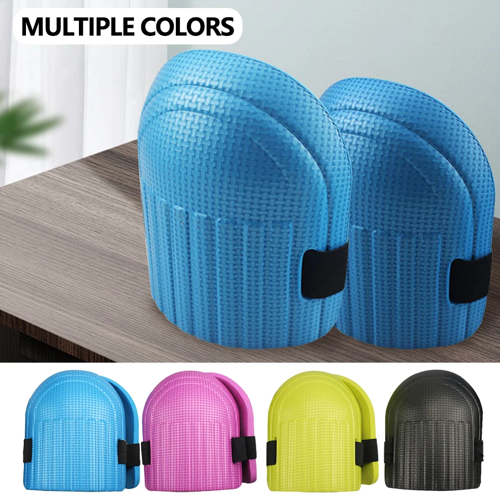 Rodilleras de espuma EVA para limpieza del hogar, resistentes al desgaste, ligeras, para jardinería, suaves, impermeables, colores surtidos, 4 pares