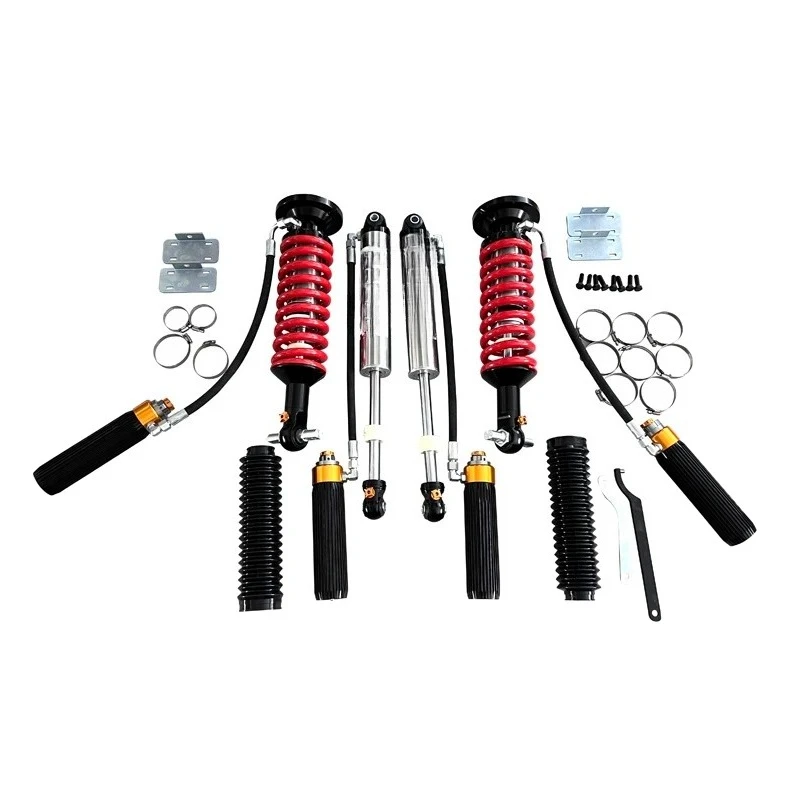 

Катушка поставщика подвески для бездорожья поверх амортизатора для GMC Sierra 2013 + 2,5 дюйма, подъемный отскок, сжатие, двойная регулировка скорости