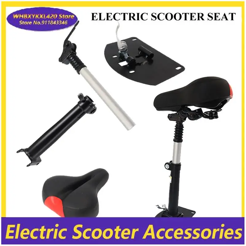 Electric Scooter KUGOO M5 Saddle Chair Shock Seat Post Foldable Height Adjustable Shock-Absorbing Folding Seat