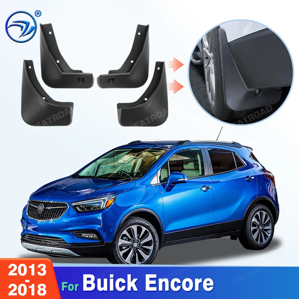 For Opel Mokka X Vauxhall Buick Encore 2013 - 2019 Mudflaps Splash Guards Front Rear Set Mud Flaps Mudguards 2014 2015 2016 2017