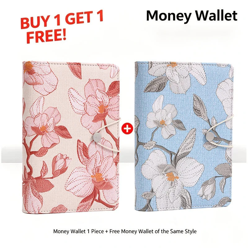 2Pcs A6 Multi-color Leather Money Saving Binder Cash Stuffing Wallet Budget Planner Savings Challenge Notebook for Cash Manageme