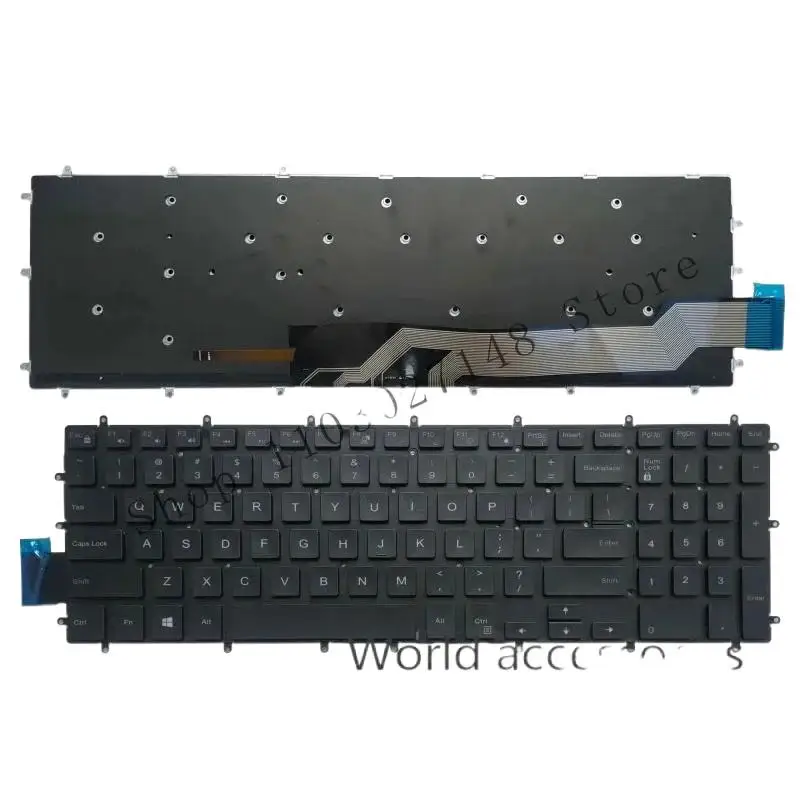 

Новая клавиатура США с подсветкой для Dell Inspiron 15-7000 7566 7567 7568 7577 5567 7587 7570 7580 5567 3580 3581 3582 3583 #