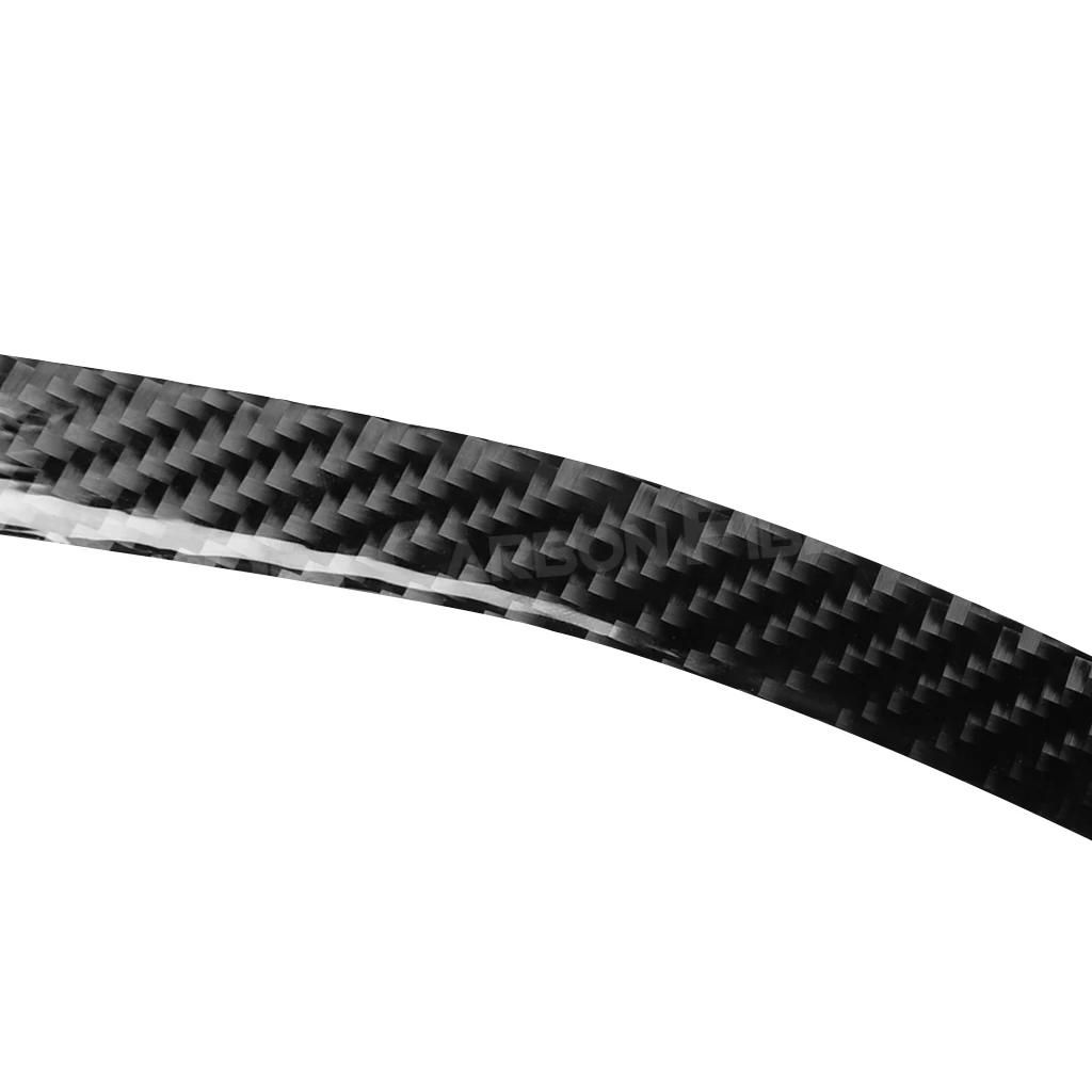 Carbon Fiber Exterior Trims Rear Reflector Fog Light Lamp Cover Trim Frame Garnish Sticker For Tesla Model X 2015-2019