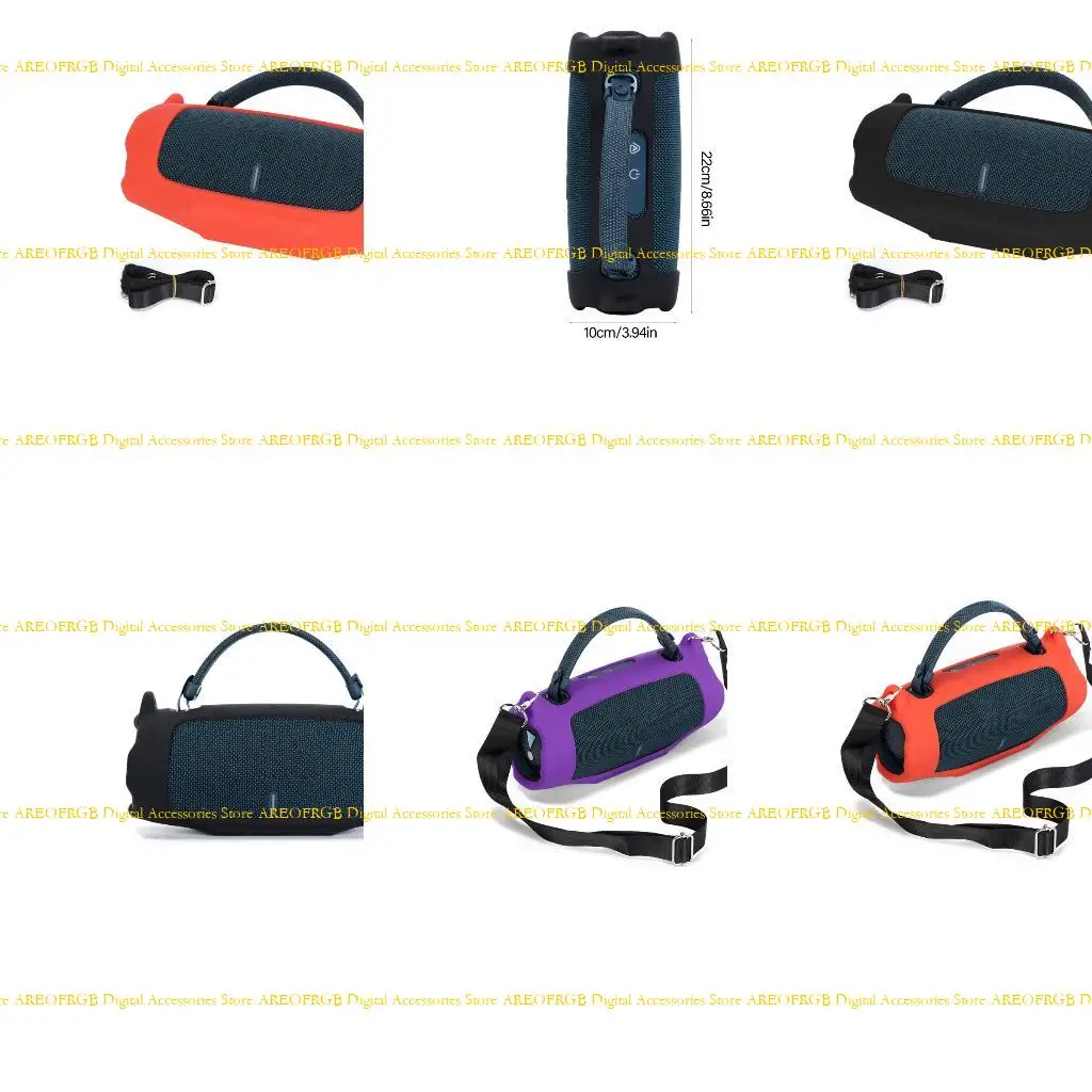 

E21E Durability Silicone Sleeve for Charge 6 Speaker Shoulder Shell Ensuring Perfect Fit and Easy Access to Port
