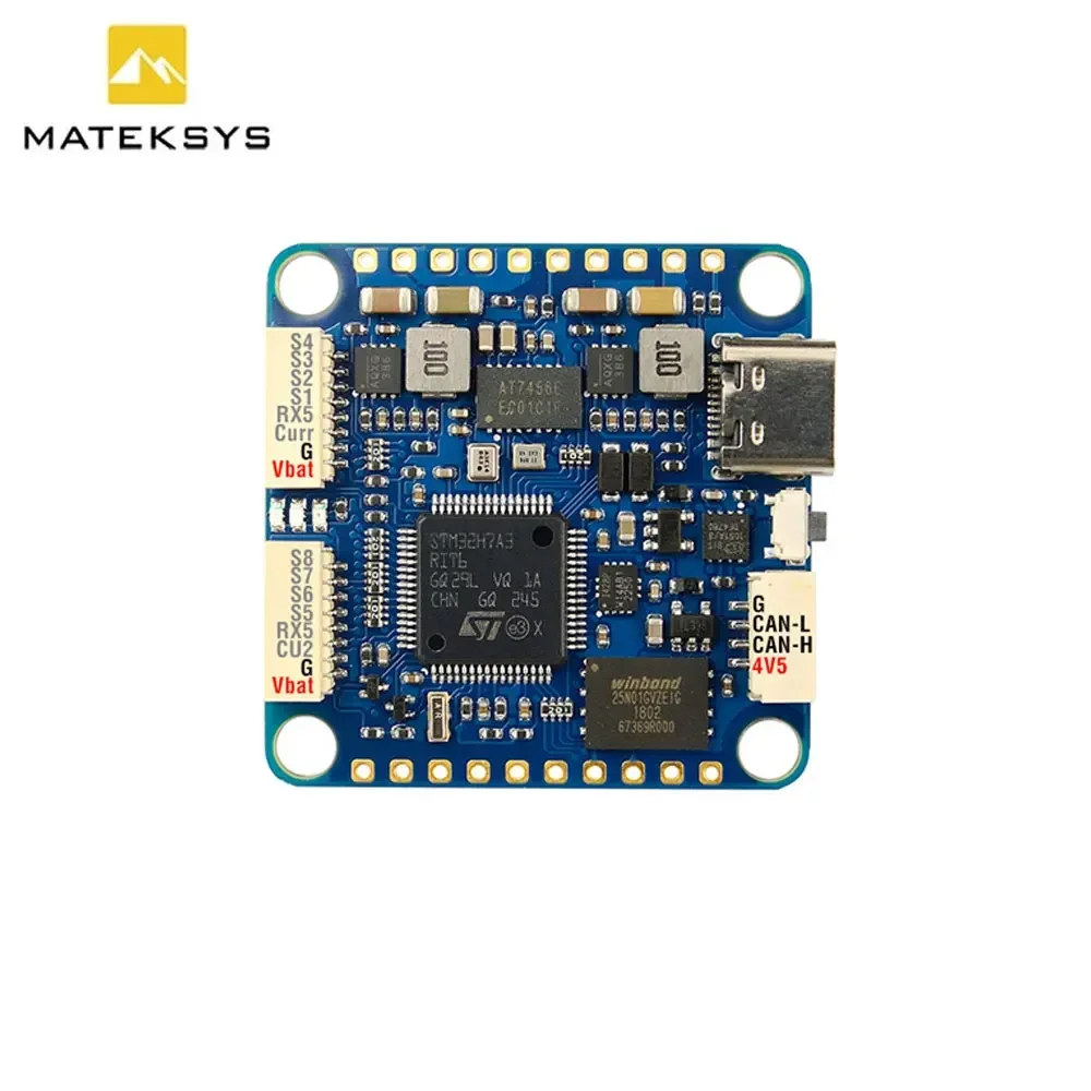 Matek MATEKSYS H7A3-SLIM STM32H7A3RIT6 contrôleur de vol intégré ICM42688P 2 ~ 8S LiPo pour Drone de course RC FPV longue portée