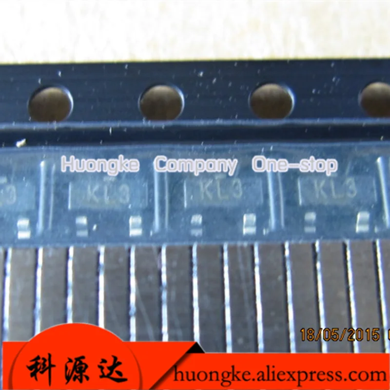 50PCS/LOT BAT54C Mark KL3 BAT54 KL1 SOT-23 SMD BAT54A Mark KL2 BAT54S Mark KL4  P-Channel Enhancement Mode MOSFET