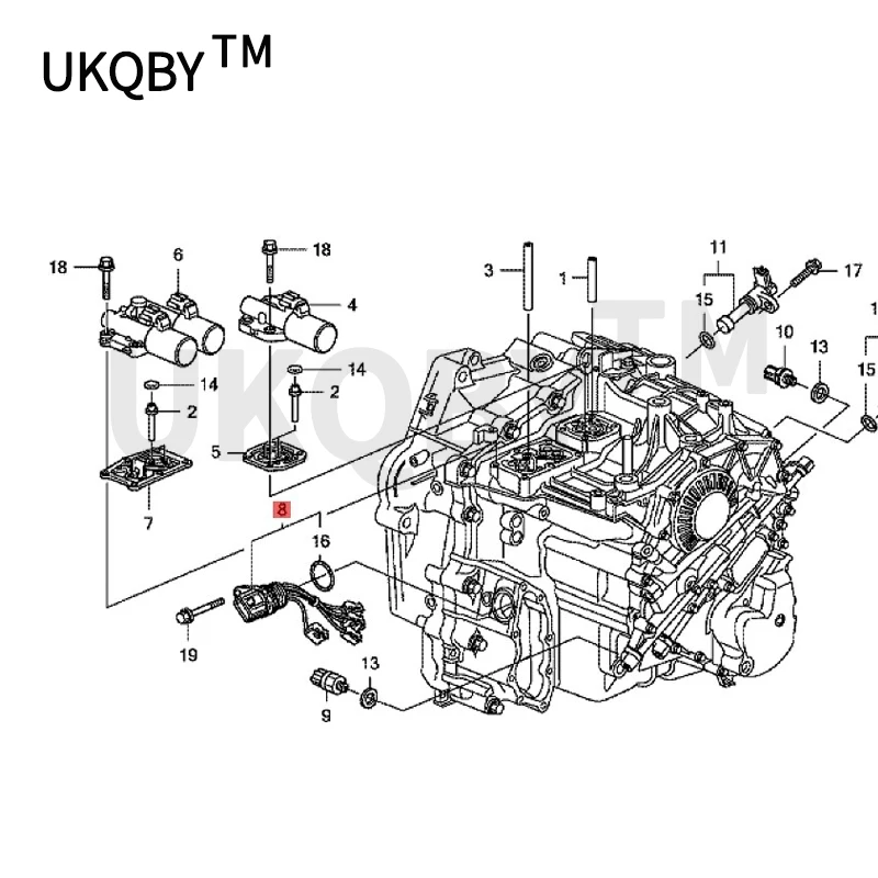 Car Transmission solenoid valve wire speed assembly 2006-Hon daC ITYF IT GD6 GD8 GE6 GE8 turbocharger motor wiring harness plug