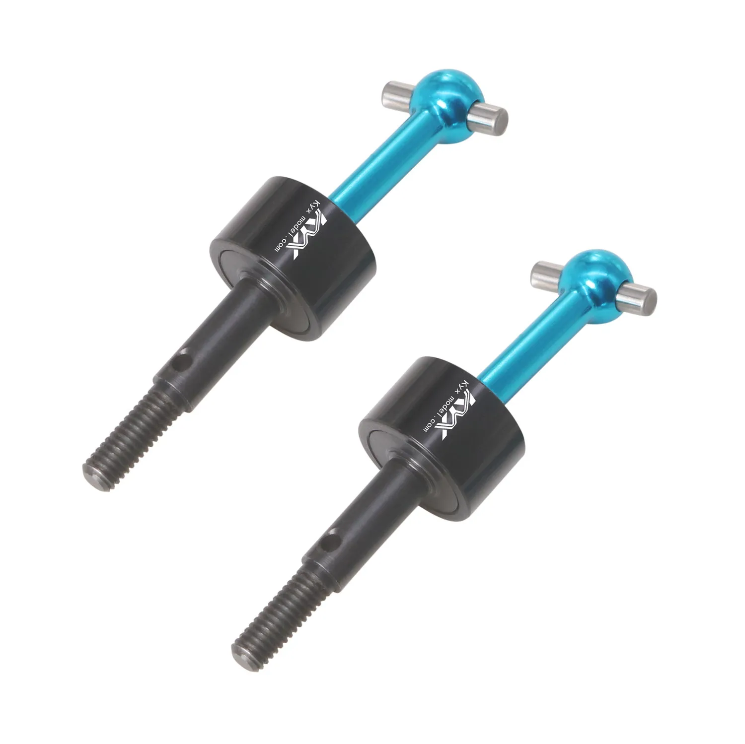 KYX Racing Hard Steel Front CVD Drive Shaft Upgrades Parts Accessories for 1/10 RC Truck Tamiya MB01