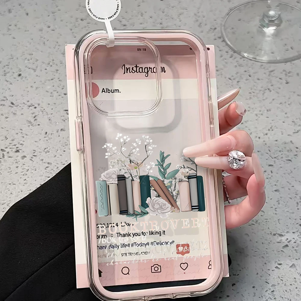 Booktrovert Art Flower Handyhülle für Samsung Galaxy S26 Ultra S25 S24 edge s22 s23 Plus FE A57 A54 A55 A16 A35 A36 A37 5G Cover – Detail 1