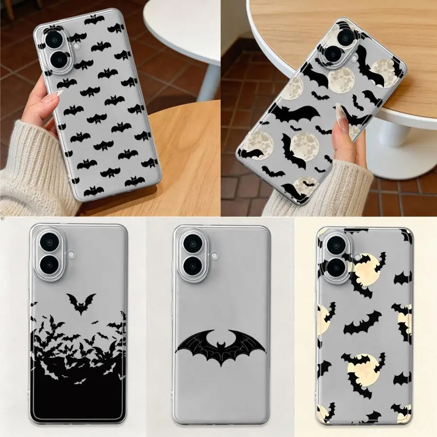 Case for Samsung Galaxy A34 A35 A36 A13 A54 A15 A26 A24 A25 A57 A55 A23 A56 A27 A52 A31 A14 A16 A33 A52 Phone Cover Bat Minimal