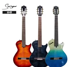 High Quality Advanced Gloss Electric Classical Guitar Professinal 6 String Costomized Guitar Classic Guitarra Mahogany Maple