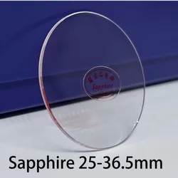 Flat sapphire watch mirror surface 25-36.5mm thickness 0.8-3.0mm watch glass lens mask accessories