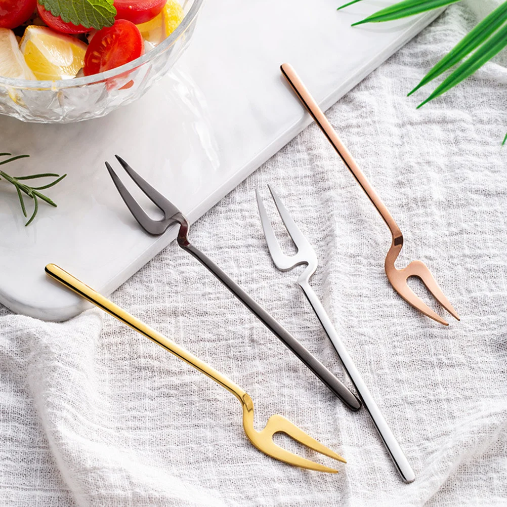 

8Pcs Flatware Set Stainless Steel Spoon and Fork Portable Dinner Service Tableware Modern Design for Everyday Meals Silver