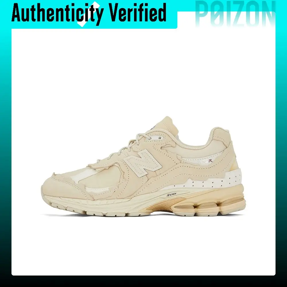 New Balance NB 2002R Synthetic Leather Low top Casual City Commuting Running Shoes Unisex Beige M2002RDQ