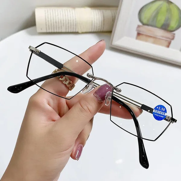 

Clara Vida ​​Lightweight Reading Glasses Women Men Fashionable Slim Frame Comfortable Reading Glasses +0.75 To +4
