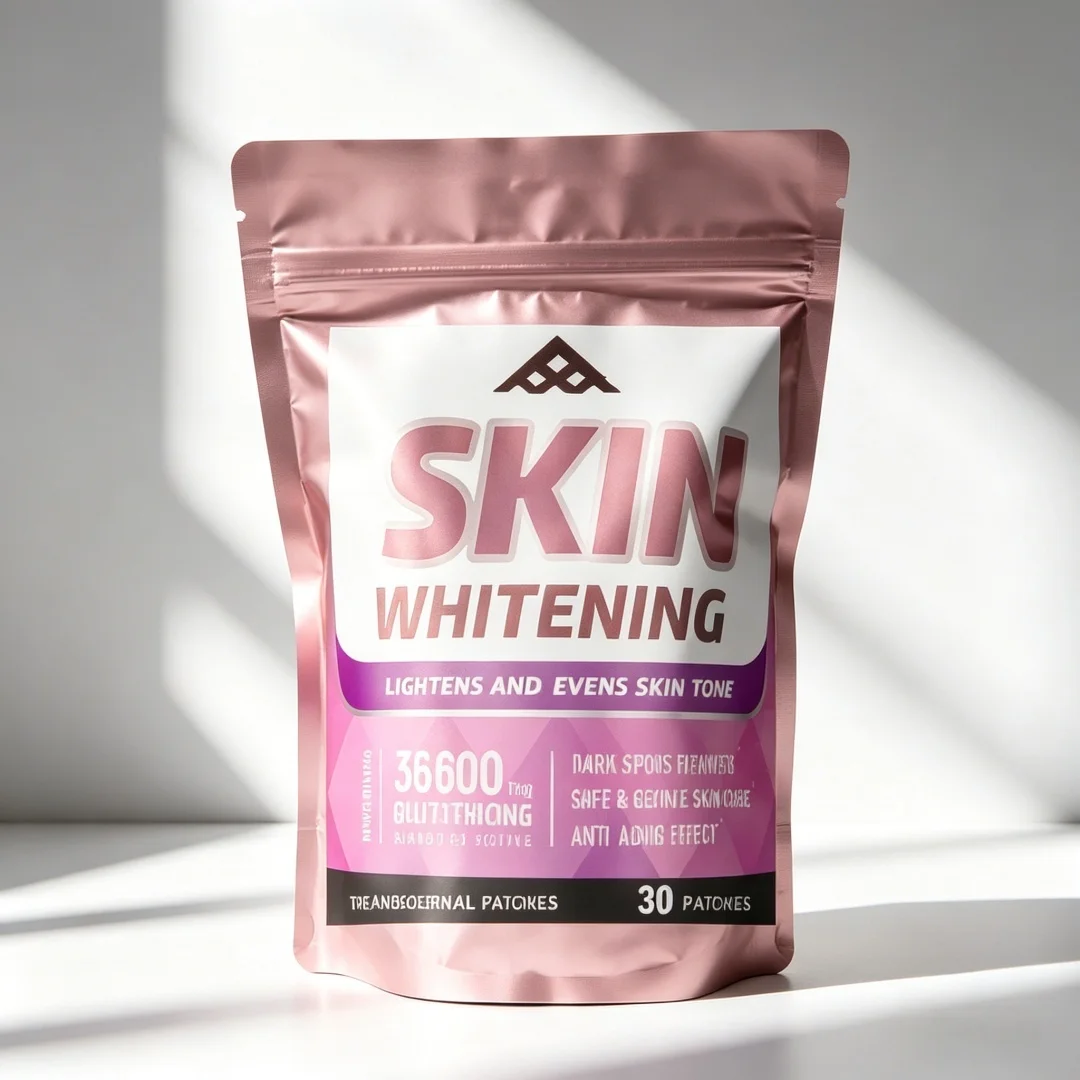 30 Patches Glutathione Whitening Transdermal Patches with Vitamin C - Skin Lightener - Dark Spot Remover