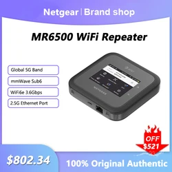 Netgear-M6 Pro Repetidor WiFi, Desbloqueado, M6 Pro, MR6500, Roteador Global de Banda 5G, mmWave, Sub6, WiFi6e, 2.5G Ethernet, Amplificador de Sinal