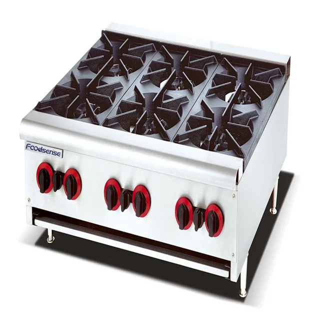 

Foodsense 6 Burner Counter Top Gas Stove And Spare Parts With Competitive Price For Dear