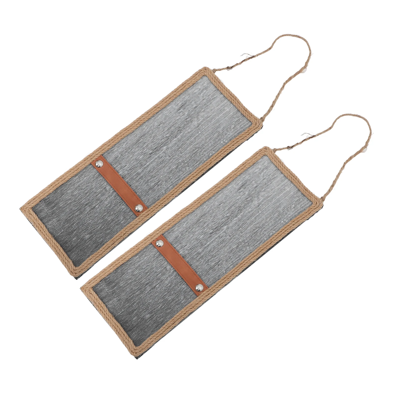 

2 Pcs Wooden Jute Rope Wall Art Home Decorative Hangings Decorative Hangings Vintage Home Decor Objects Cafe Style Wall Plaques