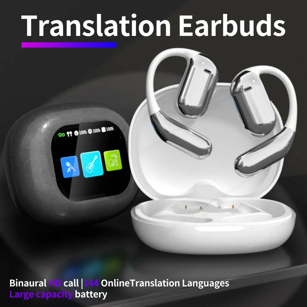 

YYK-Q16pro Беспроводные наушники Спортивные Bluetooth-наушники Игровая гарнитура ASMR APP Наушники-переводчики для занятий спортом, деловых поездок
