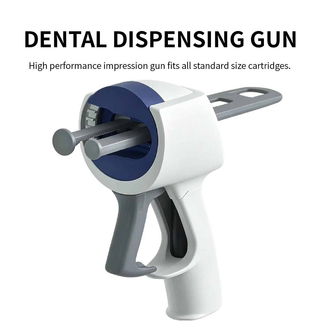 1 Kit Dental Dispensing Gun 50 ml 1:1/2:1 for Impression Mixing Fits All Standard Size Cartridges