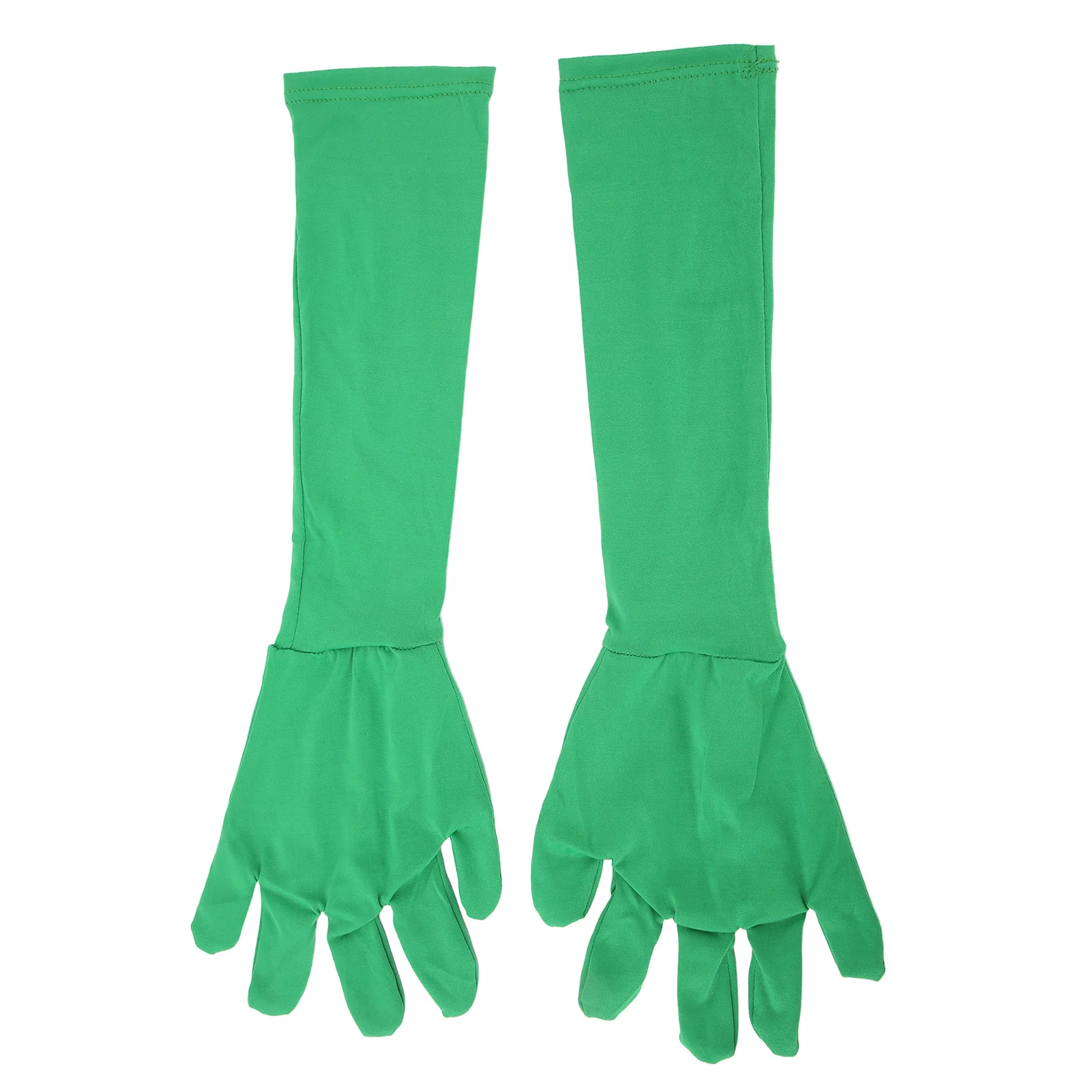 2Pcs Universal Chromakey Green Screen Gloves Invisibility Effect Background Gloves for Photography Photo Video Film Post