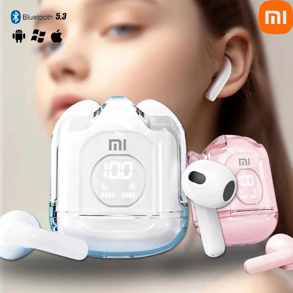 XIAOMI TWS XT65 Wireless Earphones In Ear Touch Control Headphones Bluetooth LED Digital Display Headsets Noise Reduction Earbud