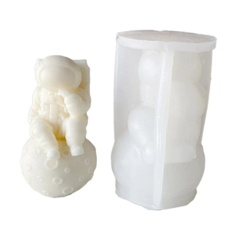 

Astronaut Mould Handmade Candles Aroma Wax Soap Molds for Decorations