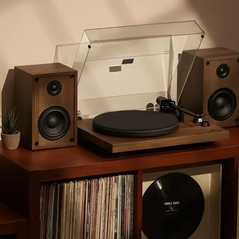 Record Player To MP3 Turntable to MP3 Conversion with Integrated Speakers and Simple USB Connection 