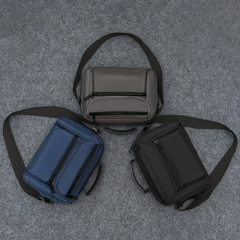 

Men's waterproof Oxford single-shoulder small backpack, multi-pocket square hand-held crossbody travel bag