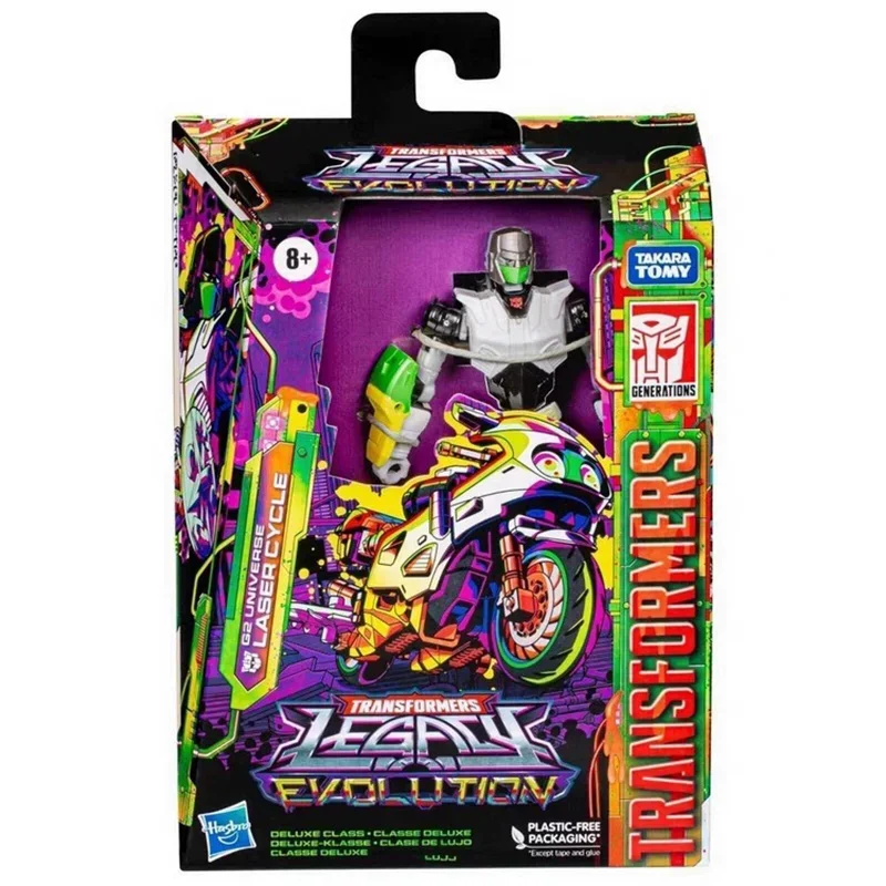 Hasbro Transformers Legacy Evolution G2 Universe Laser Cycle 12Cm Deluxe Class Original Action Figure ของเล่นของขวัญคอลเลกชัน