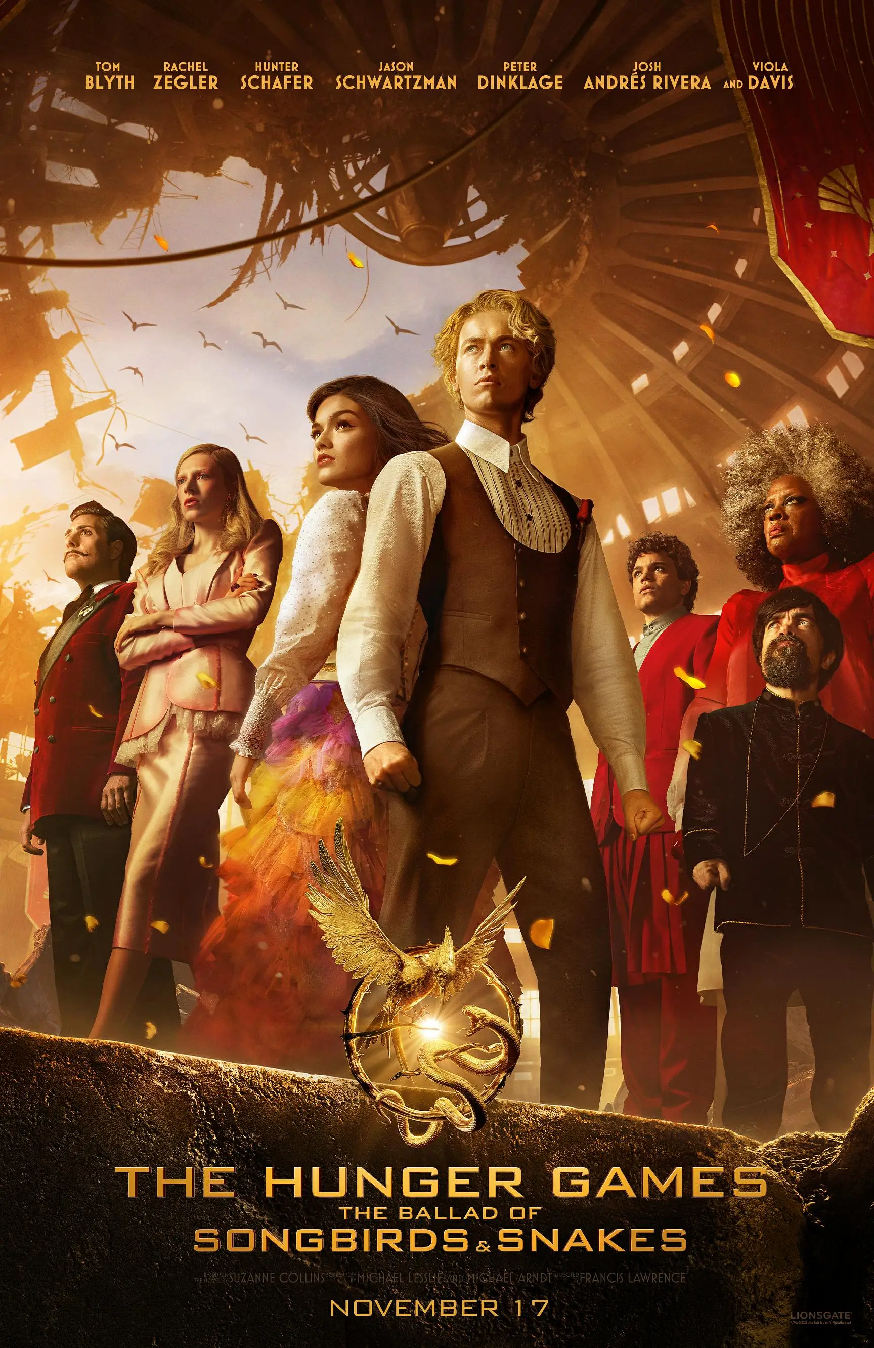 Movie The Hunger Games: The Ballad of Songbirds & Snakes Posters Wall Art Rome Decoration