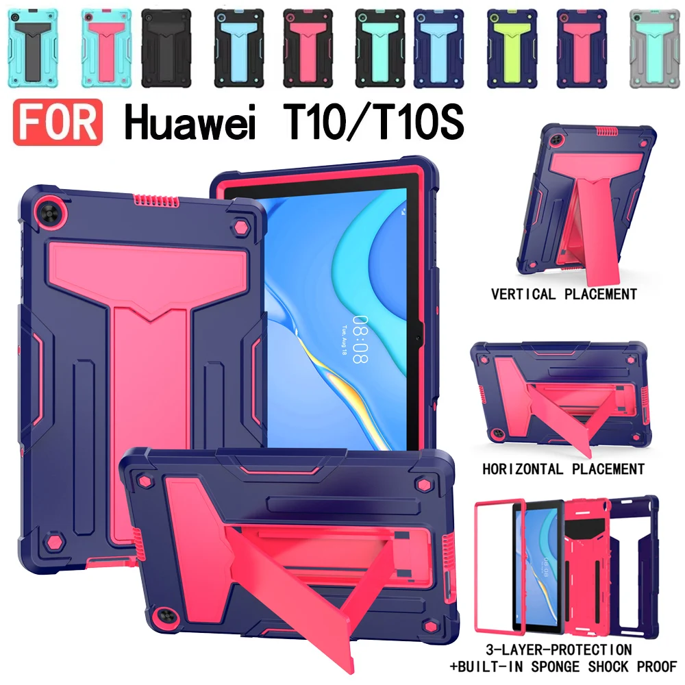

Чехол для Huawei MataPad T10 9,7 дюйма T10S 10,1 дюйма, сверхпрочный противоударный защитный чехол для планшета MatePad T10S T10