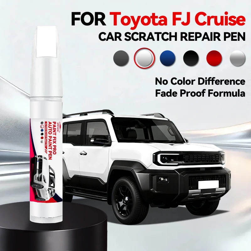 

Ручка-корректор для ремонта лакокрасочного покрытия Toyota FJ Cruiser 1996-2025: Устранение царапин, DIY аксессуары для авто, цвета: черный, белый, коричневый, серый, красный, синий