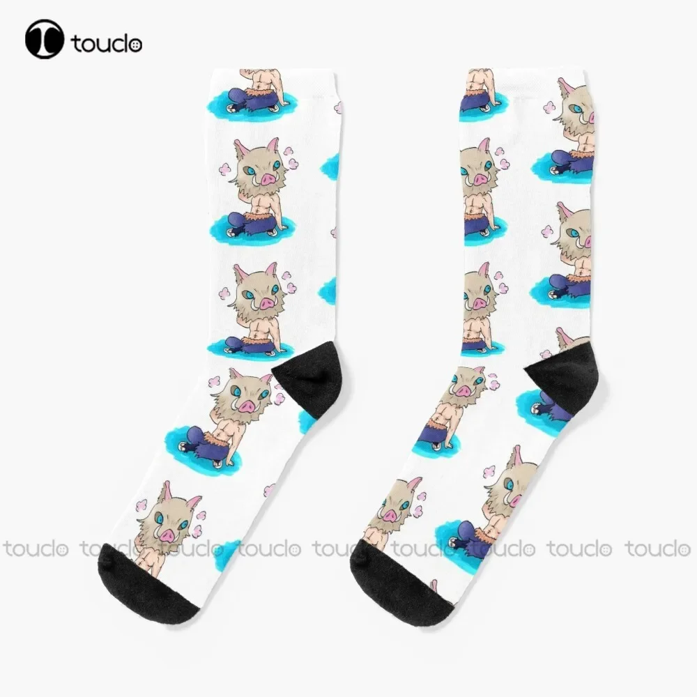 

Носки inosuke hashibira kimetsu, объемные носки, персонализированные носки унисекс для взрослых и подростков, молодежные носки, рождественский подарок, высокое качество HD