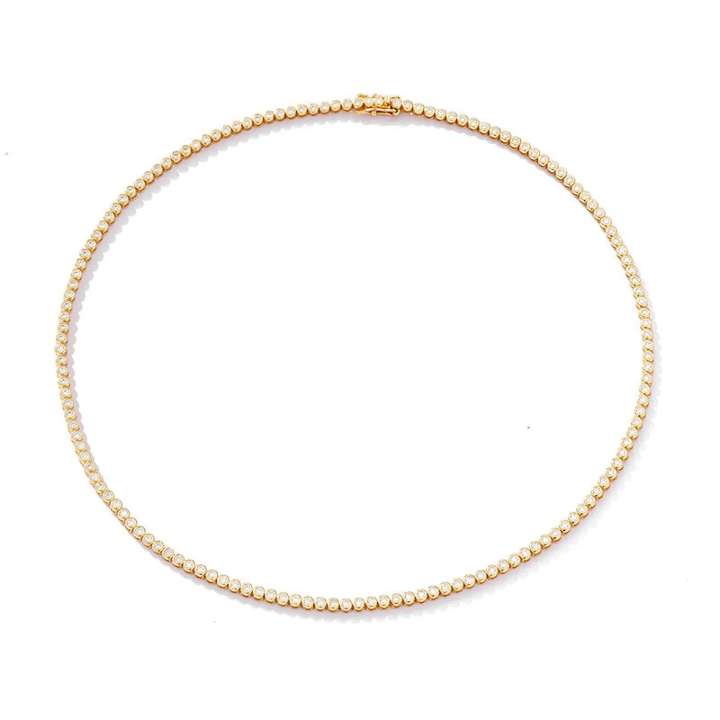 SongYun Luxury Jewelry 925 Sterling Silver Tennis Chain Necklace For Women Men Moissanite Diamond Tennis Necklaces Fine Jewelry - view 2