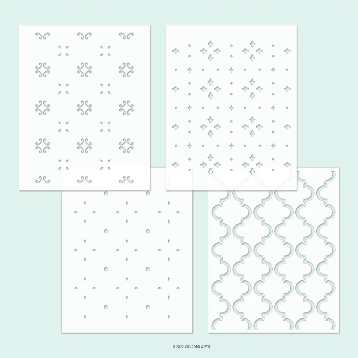 

Layering Stencils Cottage Charm Pack for Scrapbooking Photo Album Decorative Embossing Handmade Paper Cards Crafts 2024